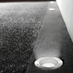 Lámpara de Piso para Exterior Negra IP65