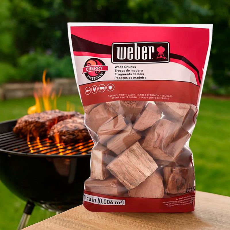 Trozos de Madera para Churrasquera Sabor Cherry