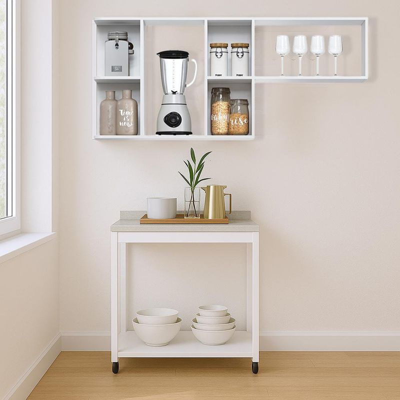 Mueble Modular de Cocina Blanco