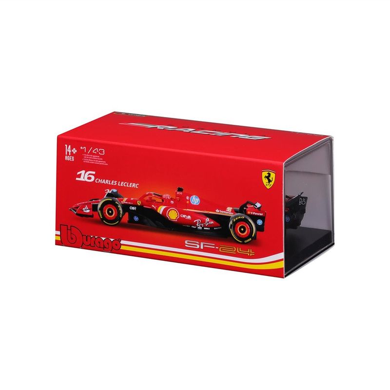 Réplica a Escala 1:43 del Ferrari SF-24 de Charles Leclerc con Casco