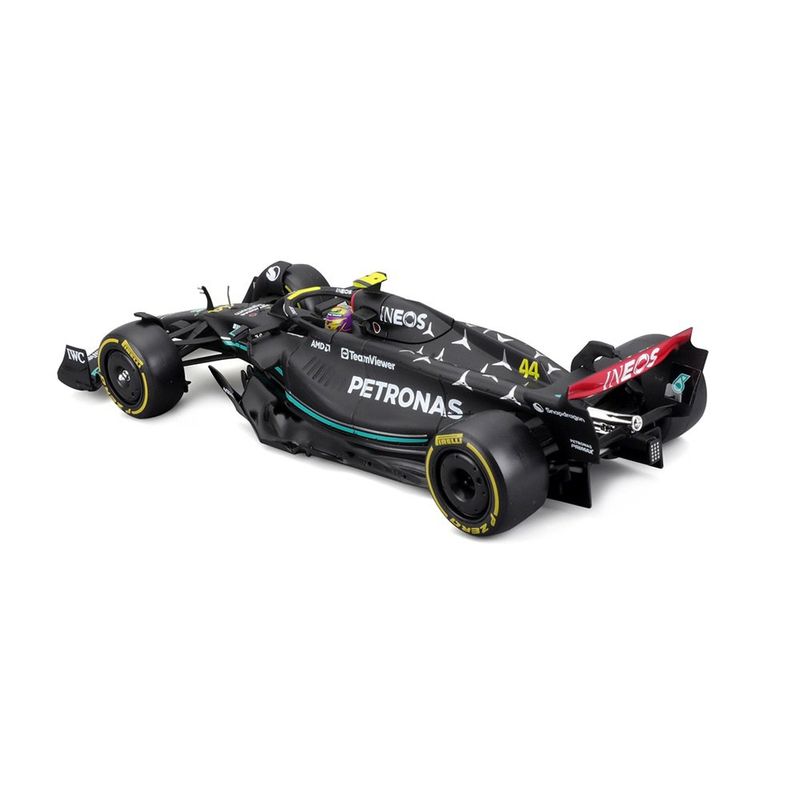 Réplica a Escala 1:24 del Mercedes-AMG W14 de Lewis Hamilton con Casco