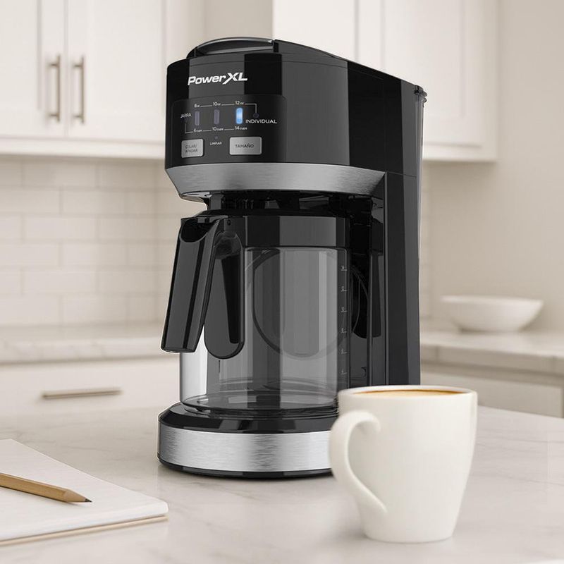 Cafetera Dual Brew Negra 14 Tazas