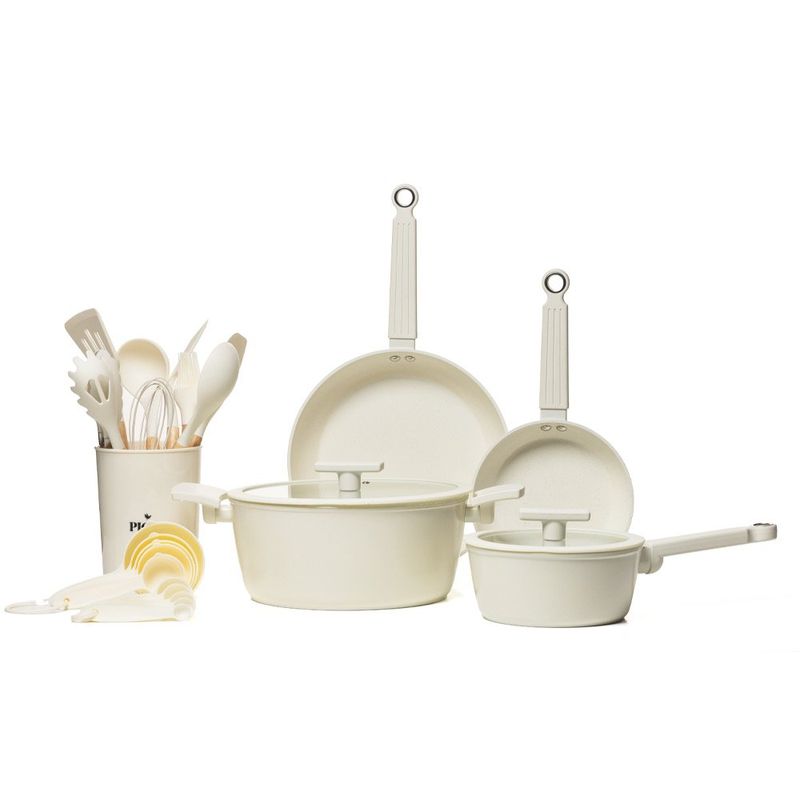 Batería de Cocina Fiori 26 Piezas Crema