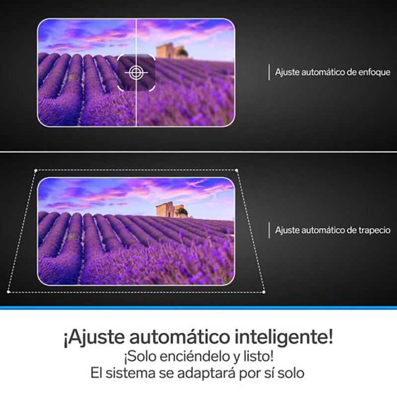 Proyector Multimedia Full HD Función Espejo Bluetooth 650 Lm