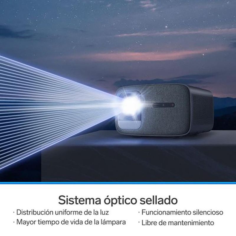Proyector Multimedia Full HD Función Espejo Bluetooth 650 Lm
