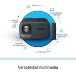 Proyector Multimedia Full HD Función Espejo Bluetooth 650 Lm