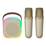 Mini Karaoke Bluetooth con 2 Micrófonos