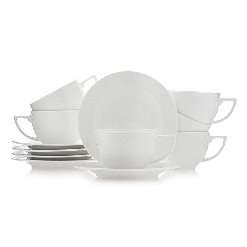Set 6 Tazas C/Porcelana 8 Oz Julia - Wilmax