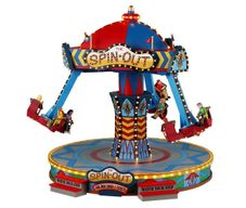 Atracción “The Spin Out” para Villa Navideña con Luz, Movimiento y Sonido