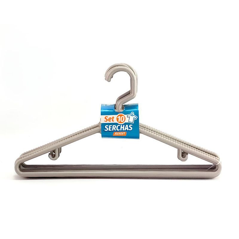 Set de 10 Serchas de Plástico Beige  - Guateplast