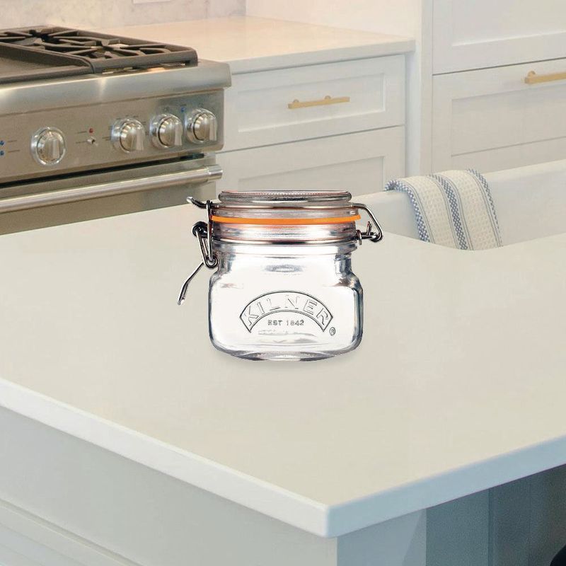 Frasco de Vidrio con Tapa Clip 0.25 L