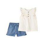 Conjunto de Short y Camiseta sin Mangas Varias Tallas