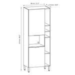 Mueble Para Microondas Y Despensa De 80x51.8x219 Cm - Kits Parana