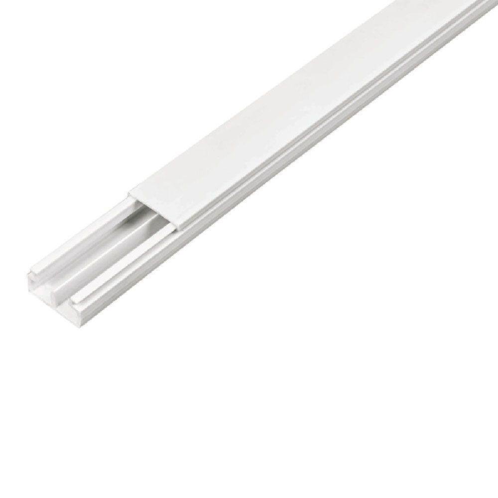 Canaleta PVC 20x10mm blanca con adhesivo KONEX - Almacenes Marriott