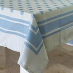 Mantel-Blanco-Con-Puntos-Azules---Livim-Natural-Home-Varios-Tamaños