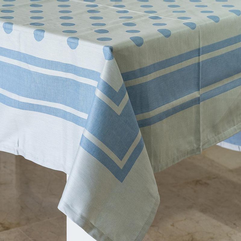 Mantel-Blanco-Con-Puntos-Azules---Livim-Natural-Home-Varios-Tamaños