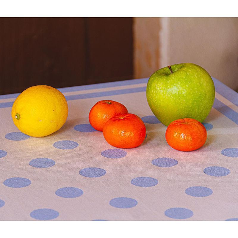 Mantel-Blanco-Con-Puntos-Azules---Livim-Natural-Home-Varios-Tamaños