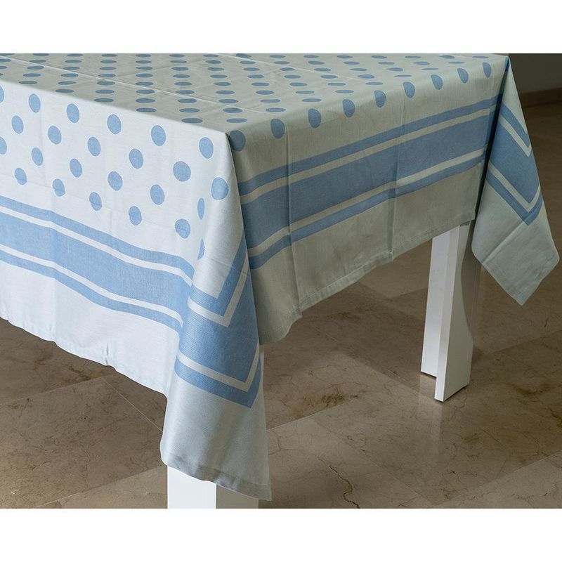 Mantel-Blanco-Con-Puntos-Azules---Livim-Natural-Home-Varios-Tamaños