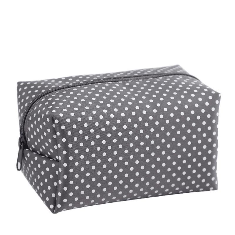Set De 3 Cosmetiqueras Gris Flores - Viva