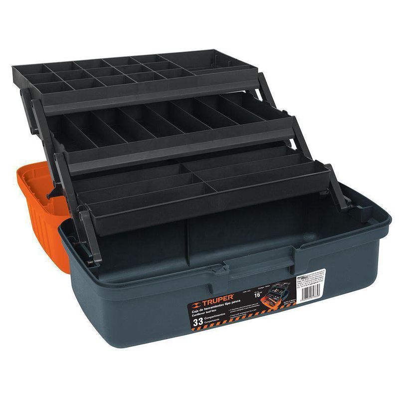 Caja Para Pesca 16 Plg Naranja - Cemaco