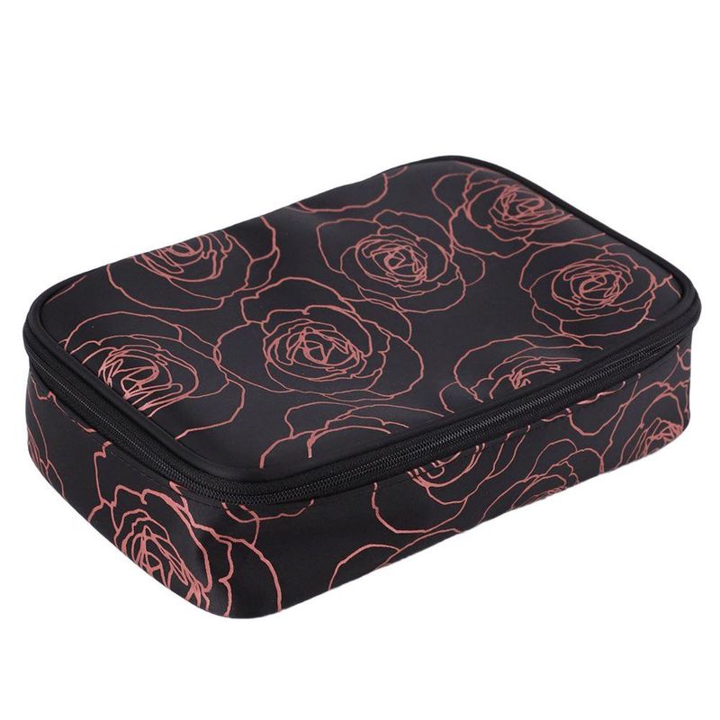 Set De 3 Cosmetiqueras Rosa Flores - Viva