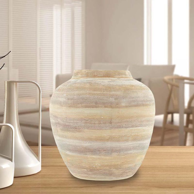 Florero-Tokio-Textura-Peach-Terracota---Topis