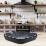 Grill 28X28 Cm Black Granite - Bastiani