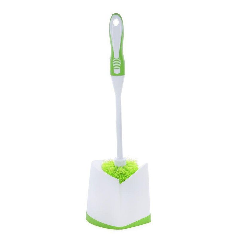 Cepillo Con Base Para Baño Color Verde - Super-Q