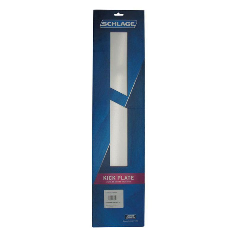 Placa Para Puerta 8X34 Plg Plateado - Schlage