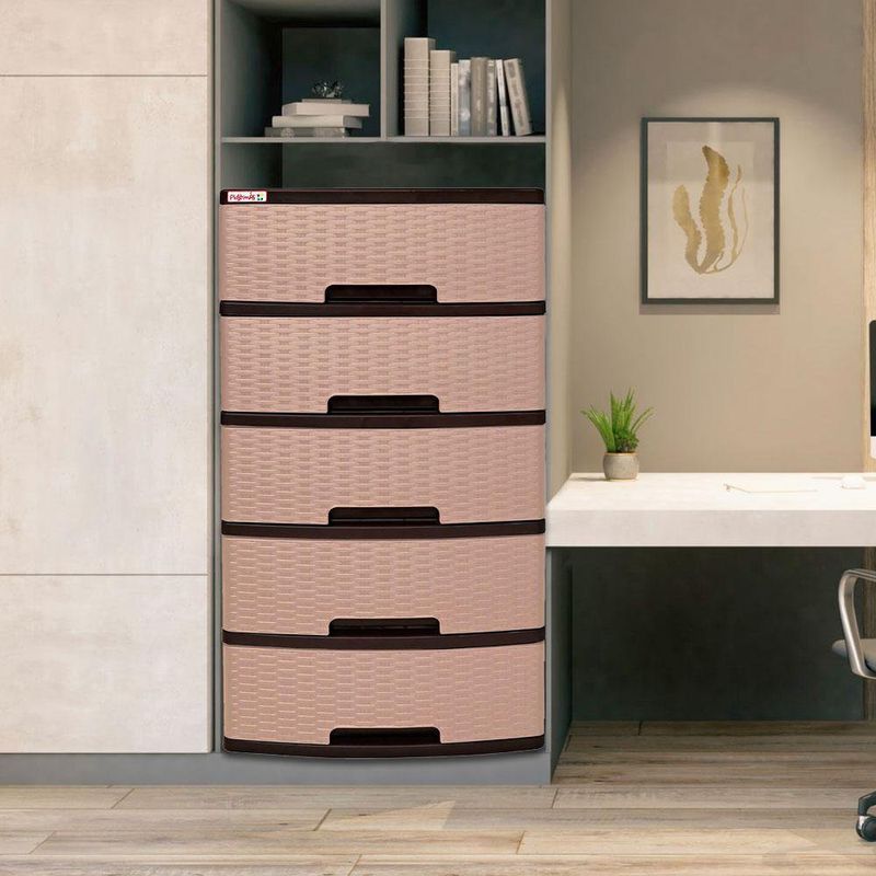 Gavetero-De-5-Niveles-Diseño-Ratan-46X56X108-Cm---Plastimas-Varios-Colores