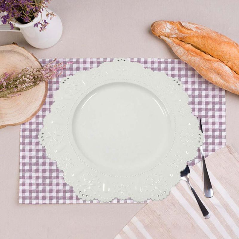 Plato Base Blanco