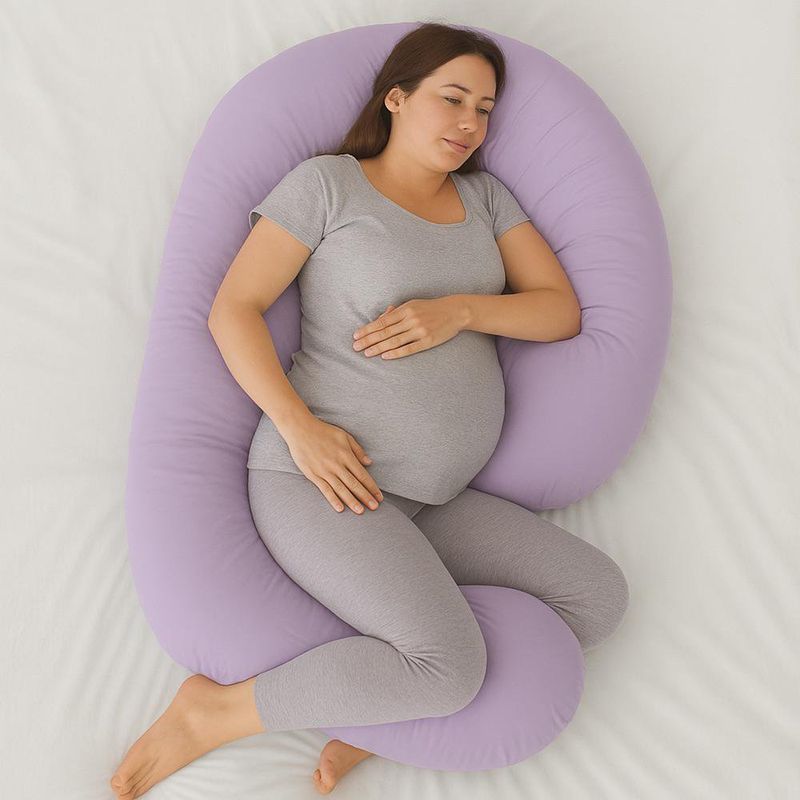 Almohada En Forma De C Lavanda - Condessa