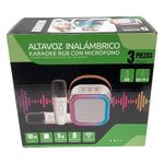 Mini Karaoke con 2 Micrófonos Inalámbricos