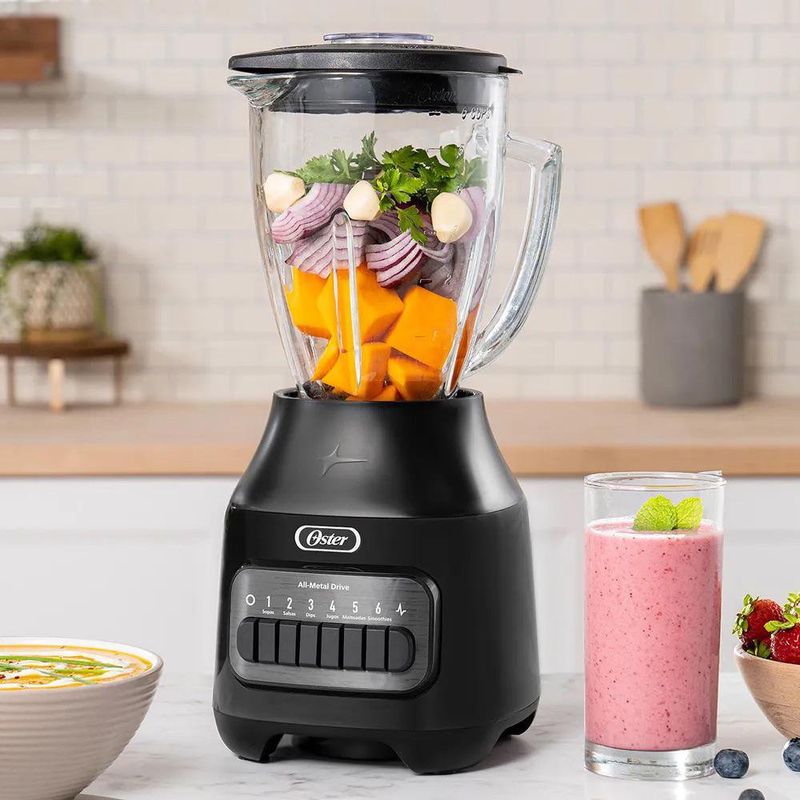 Licuadora de Pulso con Vaso de Vidrio