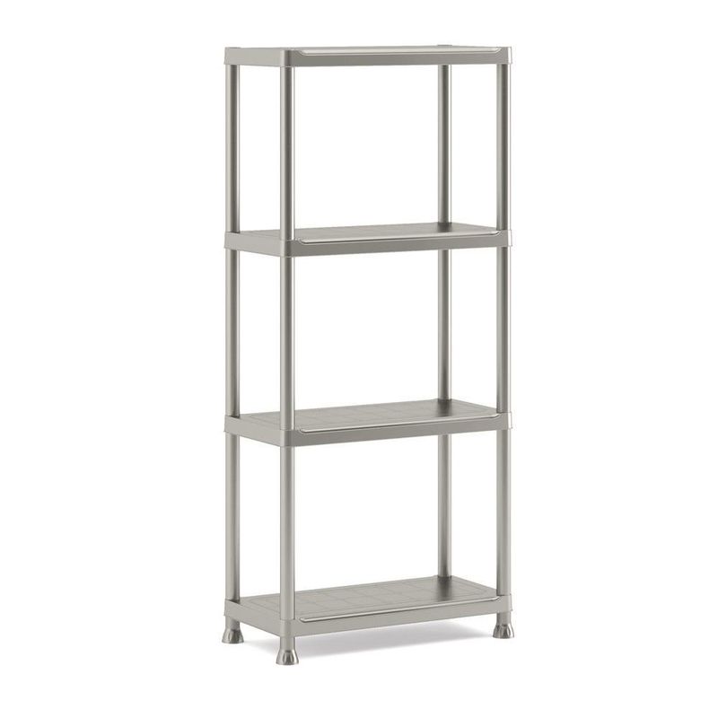 Estantería 4 Niveles Scaffale Plus Gris