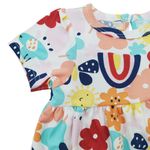 Set Vestidos Arcoíris 2 Pzas 12 Meses