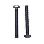 Tornillo Hexagonal Negro 1/4  x 3 1/2 Plg
