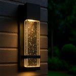Lámpara de Pared de Exterior Moderna Negra