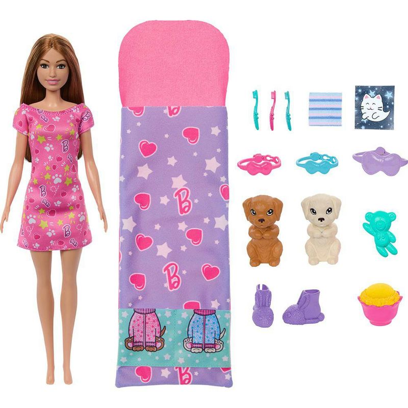 Muñeca Barbie Puppet Slumber Party