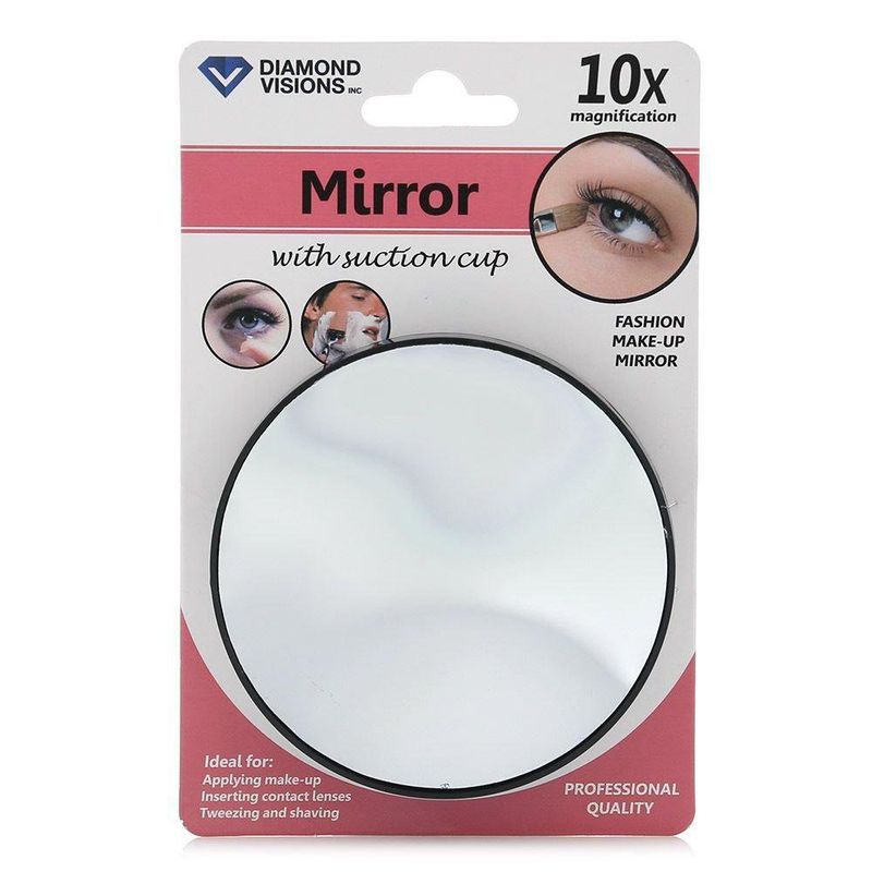 Espejo Con Ventosa Y Aumento De 10X - Diamond Vision - Cemaco