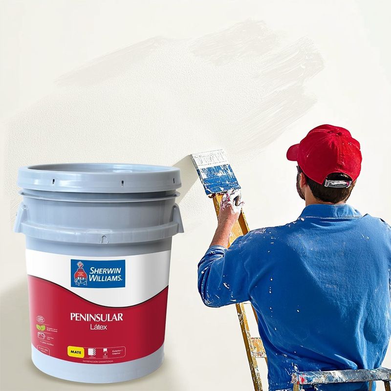Peninsular Látex Mate Nuevo Blanco Hueso 5 Gal
