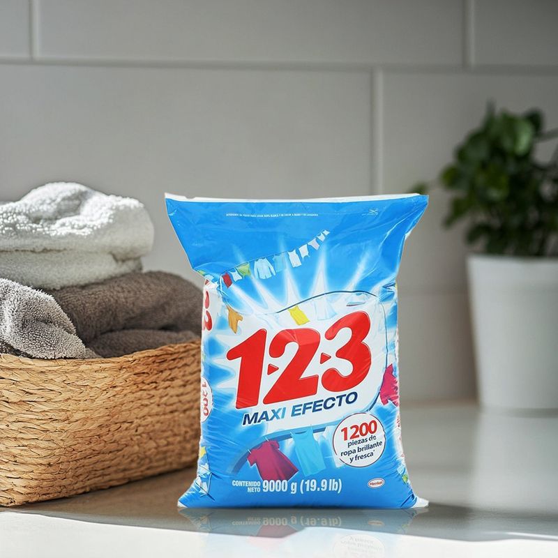 Detergente Maxi Efecto 9 Kilos Azul