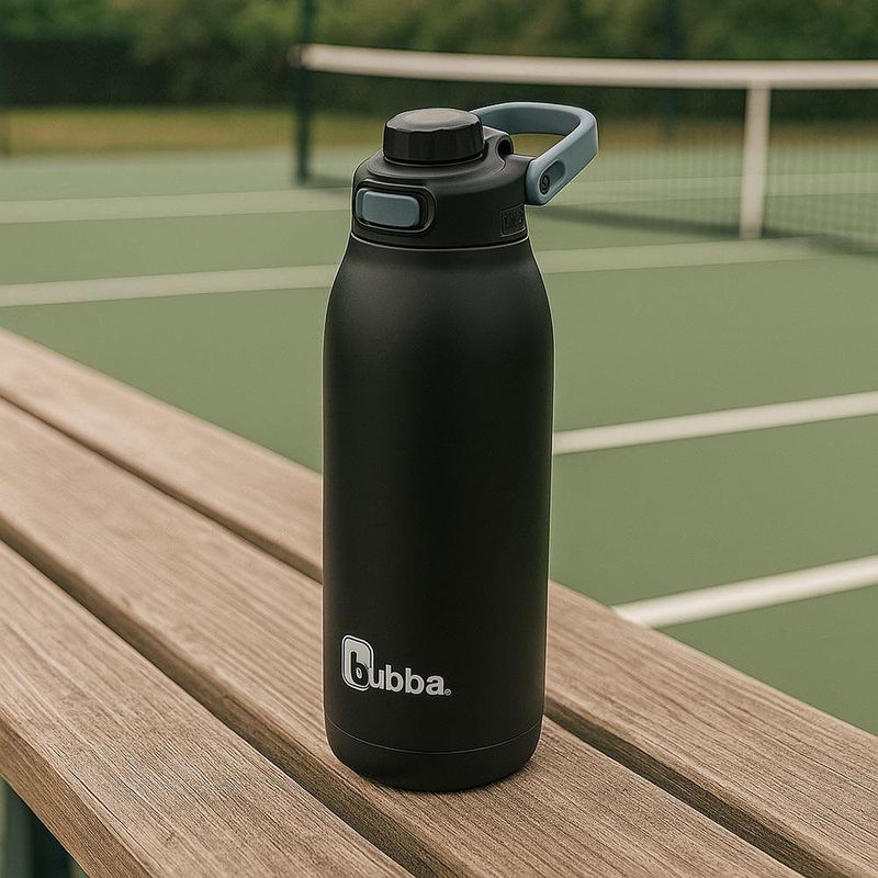 Termo de Acero Inoxidable Negro 32 Oz