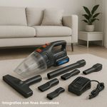Aspiradora Inalámbrica con Accesorios 20 V