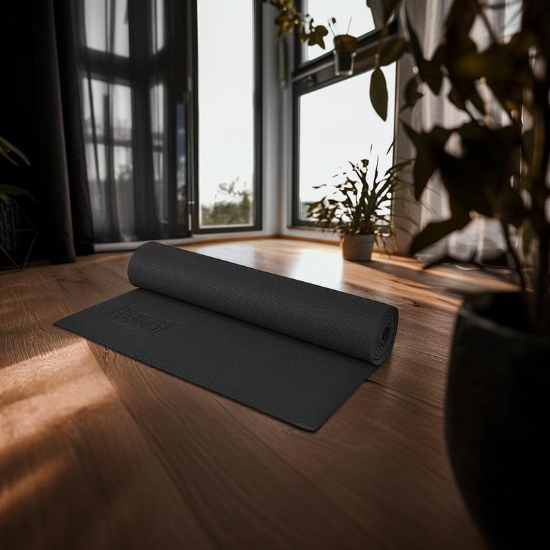 Mat de Yoga Negro de 6 Mm