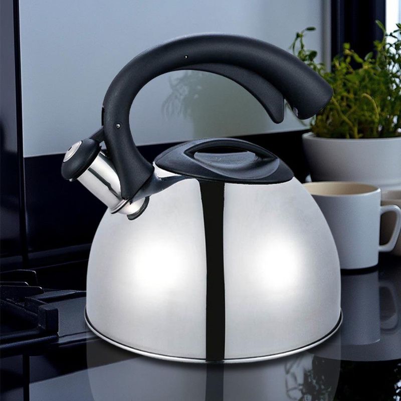 Tetera Satinada 3L con Silbato
