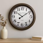 Reloj de Pared Diseño Antiguo Café 20 Plg