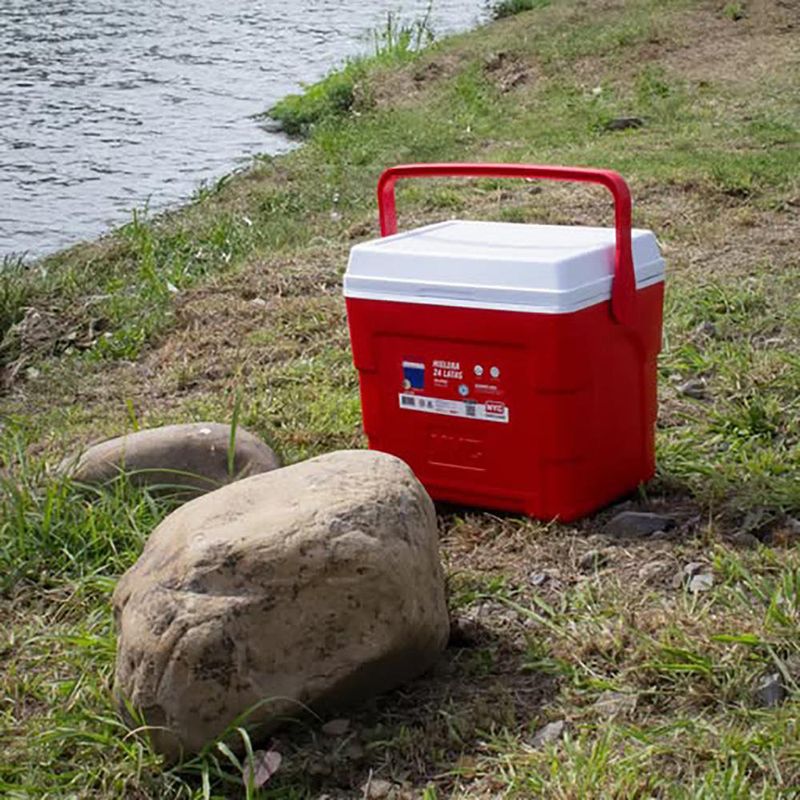 Hielera Cancún Azul y Roja 20 L