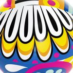 Pelota de Playa Inflable con Diseño Colorido y Divertido