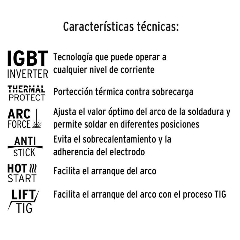 Soldadora Multiproceso de 200 A